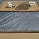 Art3d 12-Pack Smooth Drop Ceiling Tile 2ft x 2ft - Fire-Rated, Waterproof, Reusable - Premium PVC, No Sag and Breakage - Cover 48 Sq. Ft, Black, 24*24