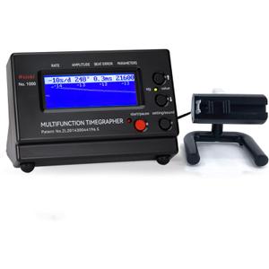 Watch Tester Timegrapher No.1000, Watch Timing Machine Calabration for Mechanical Watches (Black)