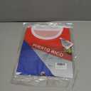SAMERM Puerto Rico Shirt for Men Quick Dry Crop Top Printed Hispanic Heritage Month Boricua Rican Flag T-Shirt (L)