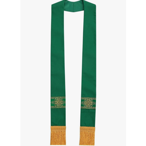 FAD-4U Catholic Clergy Stole with Embroidery for Priest and Pastor