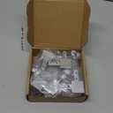 8Pcs 10 Series Aluminum Extrusion Profile Tri Bracket 3-Way End Corner Right Angle 1" x 1" 1 Inch Connector with Screws for 1010 Extruded Aluminium Esquina Profil