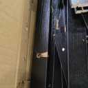 DWVO Farmhouse TV Stand for 65 Inch TV, Black Entertainment Center with LED Lights & Power Outlet, TV Media Console with Storage for Living Room, Black (59")