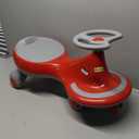 BABY JOY Wiggle Car for Kids, Swing Car with LED Flashing Wheels, No Batteries, Gears or Pedals, Uses Twist, Turn, Wiggle Movement to Steer, Ride-on Toy for Boys Girls 3 Year Old and Up (Red)