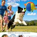 Herding Ball for Dogs Indestructible Giant Egg Large Horse Toys Durable Outside Play Big Calming Jumbo the Mellow Dog Soccer with Straps Yard Linflatable Balls Tetherball Water Yard