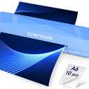 Crenova Laminator Machine with 10 Laminating Sheets, A4 Laminating Machine Hot & Cold with Fast Warm Technology, Thermal Laminator 9 Inch for Home Office School Business Blue