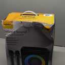 Karaoke Machine with 2 Wireless Rechargeable Microphones: Portable Bluetooth Speaker for Adults & Kids - PA System with Lights Supports TWS/TF Card/USB/AUX for Home Party