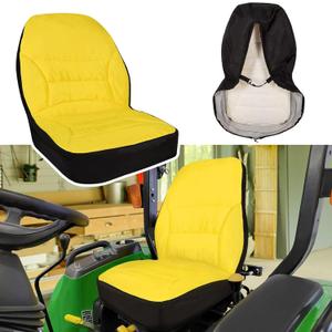 LP95233 Large Seat Cover Compact Utility Tractor Cushioned Seat Up to 18" High Fits for Compact Utility Tractor - Oxford 300D Fabric, Waterproof