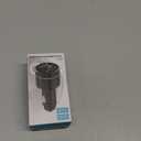 FM Transmitter for Car Bluetooth 5.3, [All-Metal] PD 30W & QC3.0 18W Fast Car Charger, Wireless FM Radio Car Kit Bluetooth Car Adapter, Noise Cancelling Hands-Free Call, Blue Light - Black