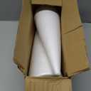 SUPVOX 2pcs Foam Cones Christmas Tree Cones for DIY Modeling Craft Floral Arranging Supplies (5.3X14.9in)