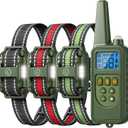 Heaflex Shock Collar for 3 Dogs, Beep & Safe Shock, Vibration/ Light, IPX8