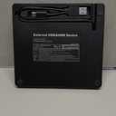 XRTFORE External 4k Blu Ray Drive for Pc,Portable 4k UHD Blu Ray Player,SD/TF Port with Carry Case, USB 3.0 HD Blu-Ray Player,DVD+/-RW External Optical Drive for MacBook Pro Windows Laptop