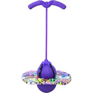 Pogo Ball with Handle, Pogo Stick Balance Board, Gifts for Kids Ages 3 & Up, Toys for Girls and Boys, Toys for Ages 4, with Pump and Strong Grip Deck