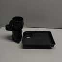 Vehicle-Mounted Multifunctional Water Cup Holder Tray Black Adjustable Cup Holder Dining Plate Expandable Bracket Storage Space-Saving