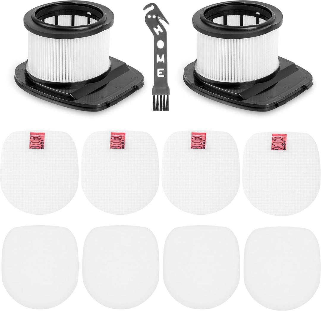 IZ376H Filter for Shark Rocket Pet Pro Cordless Vacuum IZ162H IZ163H IZ361H IZ362H IZ363HT IZ440H IZ462H IZ482H IZ483H UZ345H UZ365H, 2HEPA+4Pre-Motor Filters Replace Part XHF161H & 617FJ140