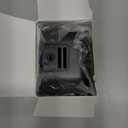 No-Drill Adhesive Doorbell Mount Compatible with Blink Doorbell (2nd Gen), Door Mounting Holder Bracket Accessories, Not Block Motion Sensor Anti-Theft Camera Mount for Home, Apartment, Office, School (Black)