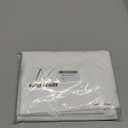 2 Piece White Pillow Case Square Decorative Throw Cushion Cover Pillowcase with Smooth Hidden Zipper for Sofa Bed Car 20" x 20" 50 x 50 cm