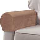 BESPORTBLE Stretch Couch Arm Covers - 2 Pcs Couch Arm Covers Polyester Anti- Slip Armchair Cover Armrest Cover for Chairs Sofa Stretch Armrest Furniture Protector Washable Armchair Slip