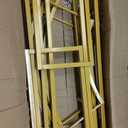 Double Arch Backdrop Stand Metal Open Arch Backdrop Frame U Shaped Wedding Arches for Ceremony Baby Shower Garden Birthday Party Decoration (Gold, 6.6FT3.3FT)