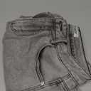 Relaxed Fit Boot Cut Jean, Grey Jeans, L