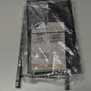 Desktop Shelf Organizer, 3-Tier Office Storage Rack, Adjustable Metal Bookshelf for Top of Desk, Desk Organizer for Office, Home, Dorm and Small Spaces (Black)