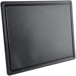 Thirteen Chefs Black Cutting Board with Juice Groove - Large 18 x 12 Inch for Meat, Grilling, BBQ and Carving, Restaurant Grade HDPE 1/2" Thick Plastic