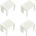 4 PCS Bookcase Connector Compatible with IKEA Billy Bookshelf, Bookshelf Aligner Shelf Straightener, Accessories Compatible with IKEA Billy Shelves, Top Aligner (White)