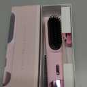 2025 Hair Straightener Brush Pale Pink