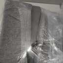 OVOV 14x14 Chair Cushions for Metal Dining Chairs Set of 4 Non Slip Thick Textured Chair Pads for Dining Chairs with Ties and Removable Cover (4, Dark Grey)