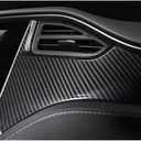Center Console Dashboard Cover Trim for Tesla Model X Model S 2020-2014 | Carbon Fiber，High Quality，Easy Installation，Vehicle mold release，Durable