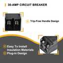 2P 230CP Circuit Breaker 30-Amp,2 Pole,Thermal Magnetic Trip,120/240V,10 kAIC 230