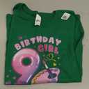 9th Birthday, Girl 9 Years, Painting Art, Number 9 T-Shirt, L