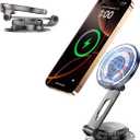15W Magnetic Wireless Car Mount Charger,XO Foldable and Adjustable Fast Charging Phone Holder, Ultra Mag Safe Car Charger for iPhone 16 15 14 13 12, Gifts for Men/Women