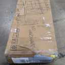 IDEALHOUSE Farmhouse TV Stand for 65 Inch TV - Entertainment Center with Storage & Shelves, Barn Door TV Console Table, Modern Living Room Furniture (White) (Large)