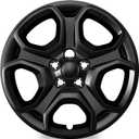 TangMiGe 4-Pack 17 inch Hubcaps Compatible with Ford Escape 2013-2025, Fits 17" Steel Wheel Only, Replaces OEM #GJ5Z-1130-A, (Bright Black Color Wheel Cover)
