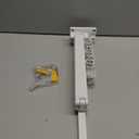 Wall Mounted Clothes Drying Rack, Laundry Drying Rack Wall Mount, 3-Fold Drying Rack Clothing, Foldable Clothes Drying Rack with 12 Dual Hooks Organization for Laundry Room Indoor - White