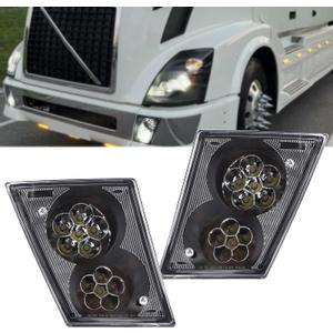 LED Pair Fog Lights Kit Compatible for 2003-2017 Volvo VNL/VN LH&RH