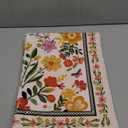 Likiyol New Floral Runner Rug 2x6 Runners for Hallways, Non Slip Washable Kitchen Runner Rug Soft Faux Cashmere Hallway Runners Long Area Rug Carpet Non Shedding for Bedroom, Bathroom, Laundry, Beige