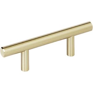 Amerock Bar Pulls 2-1/2 (64 mm) Center-to-Center Golden Champagne Cabinet Pull - 10 Pack