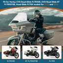 11.5" Motorcycle Windshield for Harley CVO Road Glide Transparent