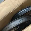 20" x 1.85" Heavy Duty Bike Rim Wheel Set, 12 Gauge 48 Spokes Wheelset, Double Wall Aluminum Alloy Bicycle Wheels Rims (Front & Rear) Disc Brake