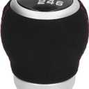 Manual Gear Shift Knob 6 Speed Gear Shift Knob Manual Shifter Head Automotive Body Parts Replacement for (Black Top)