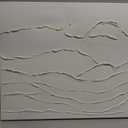 WINKAILIN Wavy Line Hand Painted Wall Art Minimalist Decoration 24"x48" Abstract Artwork Paintings for Bedroom Pictures for Office