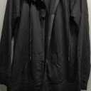 HTD Women Casual Full Zip Up Hoodie Basic Lightweight Long Sleeve Sweatshirt Solid Color Jacket With Pockets, Large