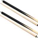 36 Inch/48 Inch/58 Inch Pool Cue Stick Billiard Cue Stick, Hardwood Pool Stick with Different Size/Quantity for Kids Youth Adults, House Bar Pool Sticks for Pool Table (48" Set of 2)