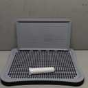 Indoor Dog Potty, Puppy Changing Pee Pad Holder Tray Training with Splash Guard for Small Dogs Toilet Indoor Outdoor, Waterproof Easy Clean 20" L x 15.1" W x 10.7" H