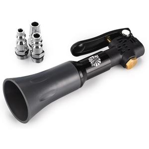 The Rag Company - Ultra Air Blaster Mini - Lift and Blast Dirt and Debris Away for Interior Detailing; Durable and Ergonomic Metal Design; Trigger Operated