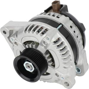 SCITOO Alternator Fits for 2.4L Acura TSX 2009-2014 for Honda For Accord 2008-2012 104210-5890 High Output Alternator 12V 130Amp High-output CW 7-Groove Pulley 104210-5890 31100-R40-A01 CSF89