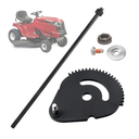 938-05078 Steering Shaft & 617-04024A Steering Gear Assembly Compatible with MTD/Troy-Bilt/Yard Man/Yard Machines/Bolens Lawn Tractor Replace Number 738-05078, 617-04024, with a Washer