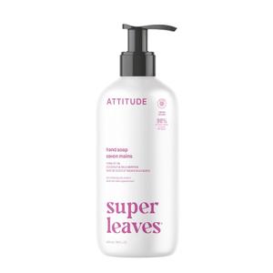 ATTITUDE Liquid Hand Soap, EWG Verified, Plant and Mineral-Based, Vegan Personal Care Products, Coconut & Wild Berries Scent, 16 Fl Oz