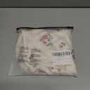 SOLY HUX Women's Satin Pajama Set Floral Loungewear Lace Camisole Top and Shorts Pjs Sleepwear (White, L)